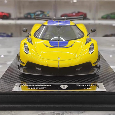 [FrontiArt] 1:18 Koenigsegg 2020 Jesko Attack Glossy Yellow Model Car Resin
