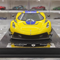 [FrontiArt] 1:18 Koenigsegg 2020 Jesko Attack Glossy Yellow Model Car Resin
