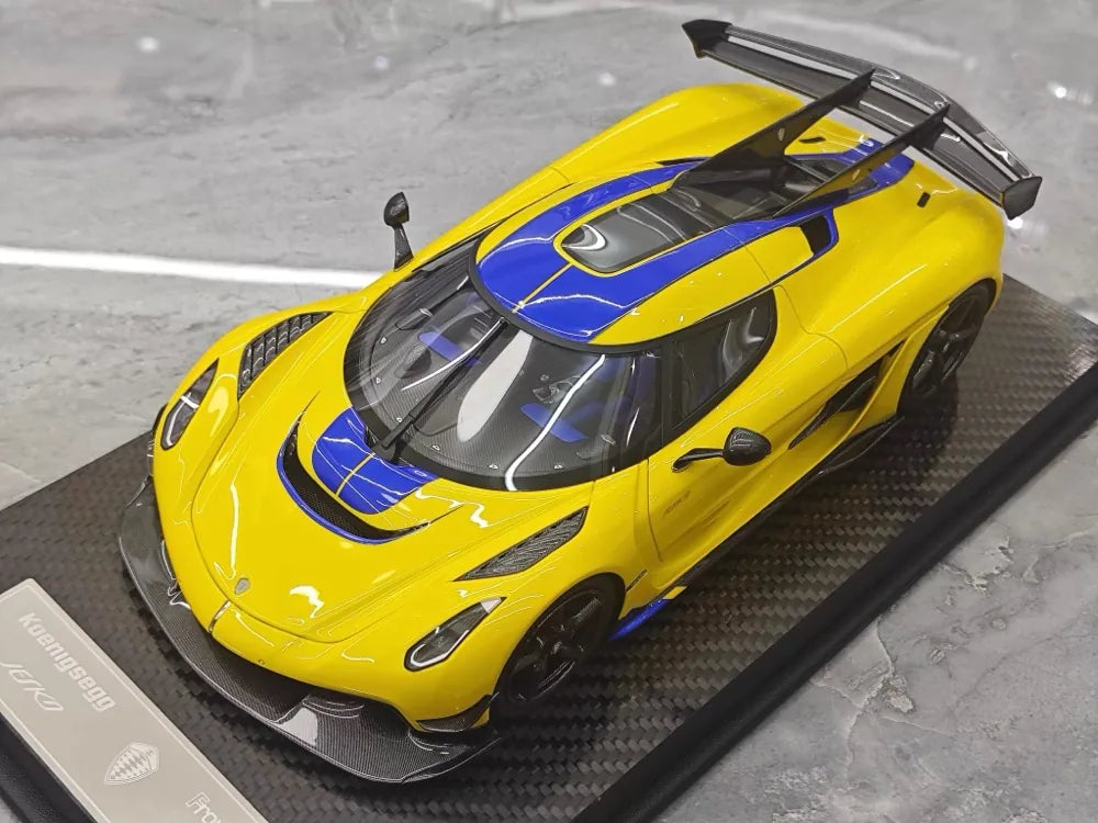 [FrontiArt] 1:18 Koenigsegg 2020 Jesko Attack Glossy Yellow Model Car Resin