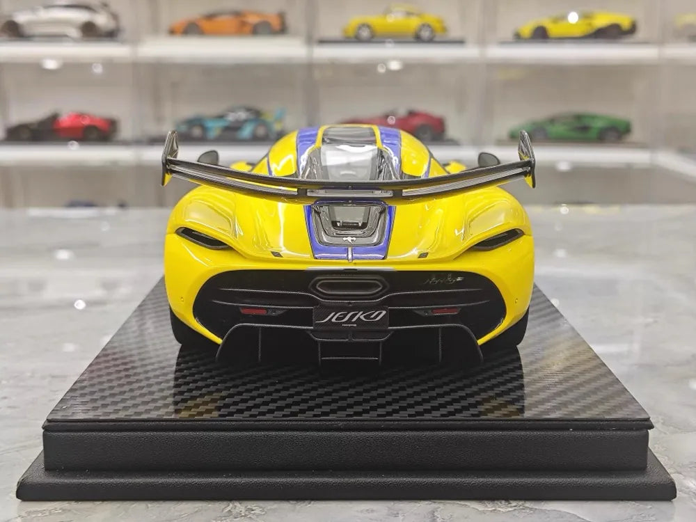 [FrontiArt] 1:18 Koenigsegg 2020 Jesko Attack Glossy Yellow Model Car Resin