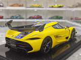 [FrontiArt] 1:18 Koenigsegg 2020 Jesko Attack Glossy Yellow Model Car Resin