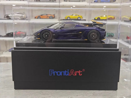 [FrontiArt] 1:18 Koenigsegg 2020 Jesko Attack Glossy Blue Model Car Resin