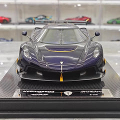 [FrontiArt] 1:18 Koenigsegg 2020 Jesko Attack Glossy Blue Model Car Resin