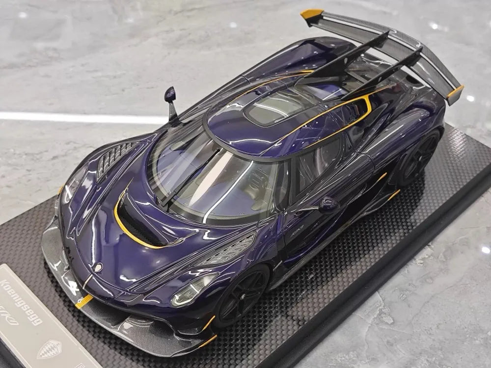 [FrontiArt] 1:18 Koenigsegg 2020 Jesko Attack Glossy Blue Model Car Resin