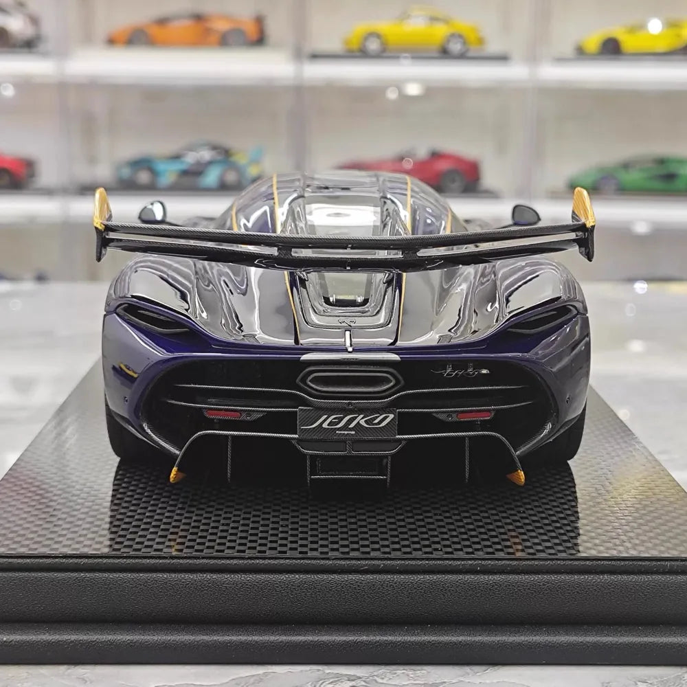[FrontiArt] 1:18 Koenigsegg 2020 Jesko Attack Glossy Blue Model Car Resin