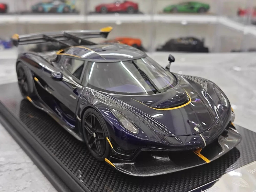 [FrontiArt] 1:18 Koenigsegg 2020 Jesko Attack Glossy Blue Model Car Resin
