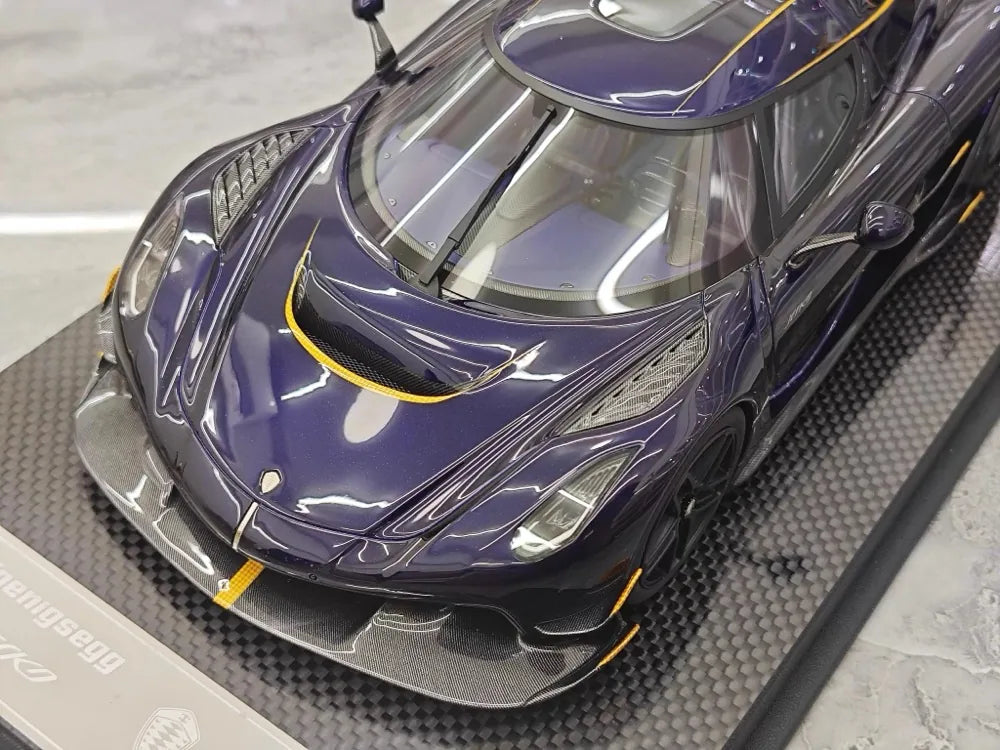 [FrontiArt] 1:18 Koenigsegg 2020 Jesko Attack Glossy Blue Model Car Resin