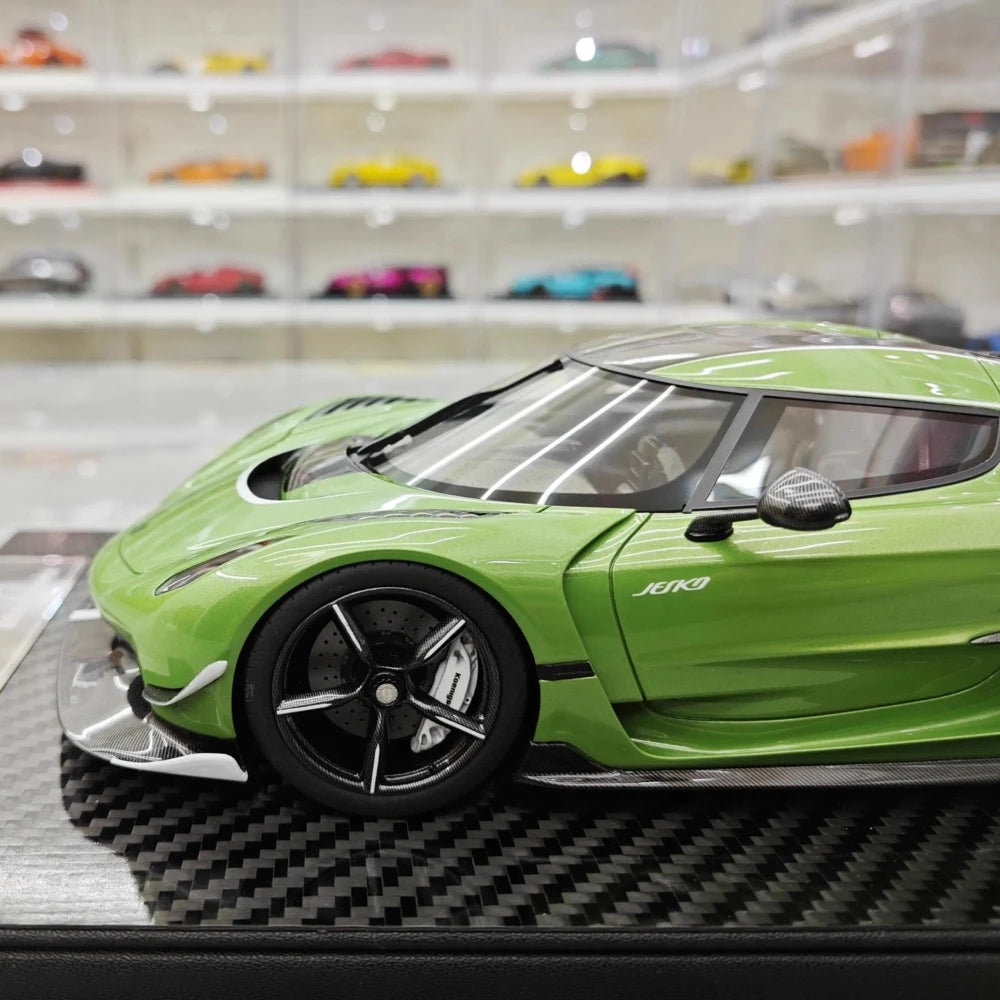 [FrontiArt] 1:18 Koenigsegg 2020 Jesko Attack Glossy Green Model Car Resin