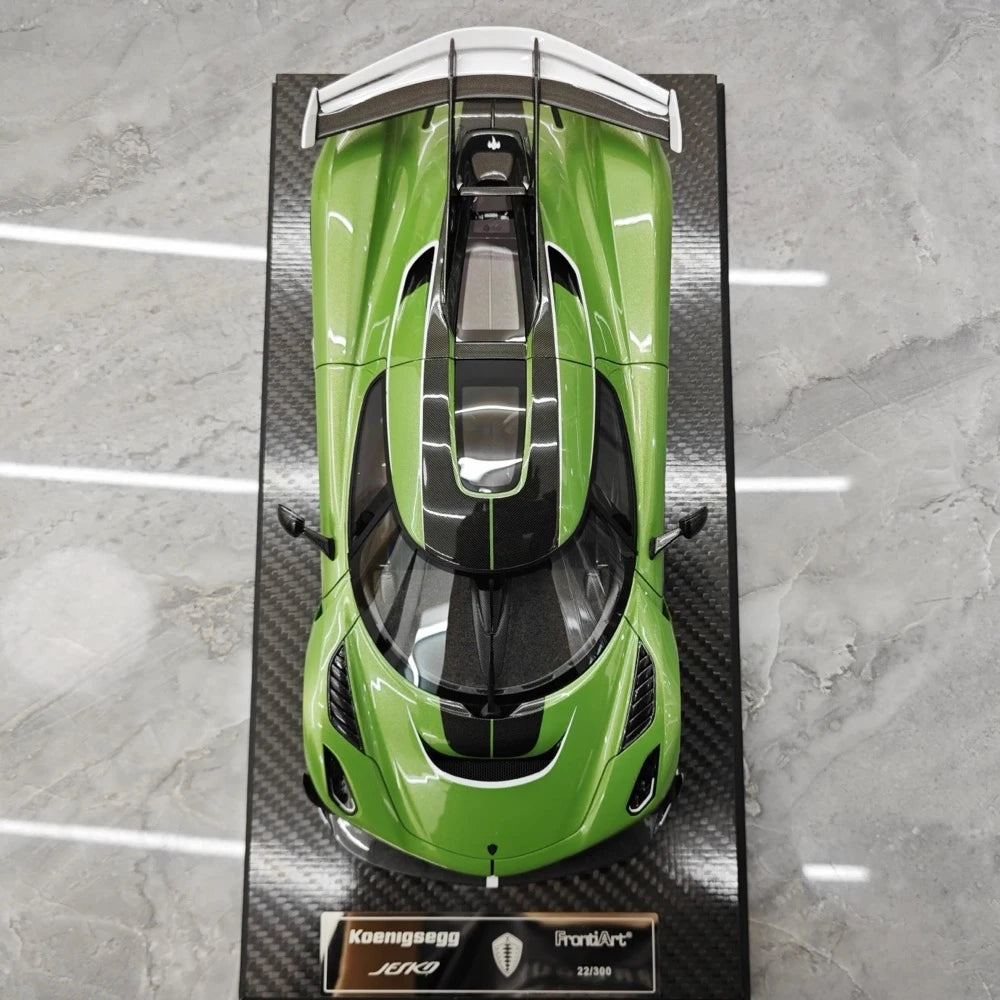 [FrontiArt] 1:18 Koenigsegg 2020 Jesko Attack Glossy Green Model Car Resin