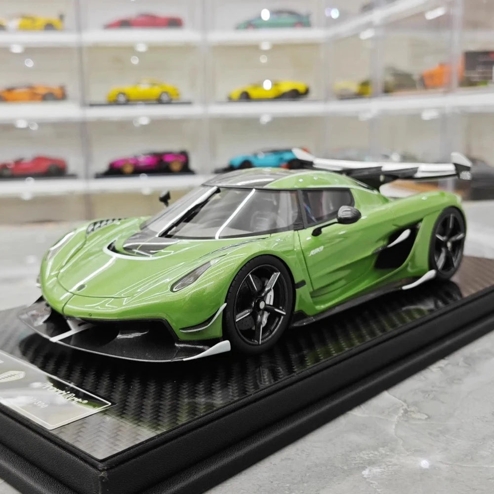 [FrontiArt] 1:18 Koenigsegg 2020 Jesko Attack Glossy Green Model Car Resin