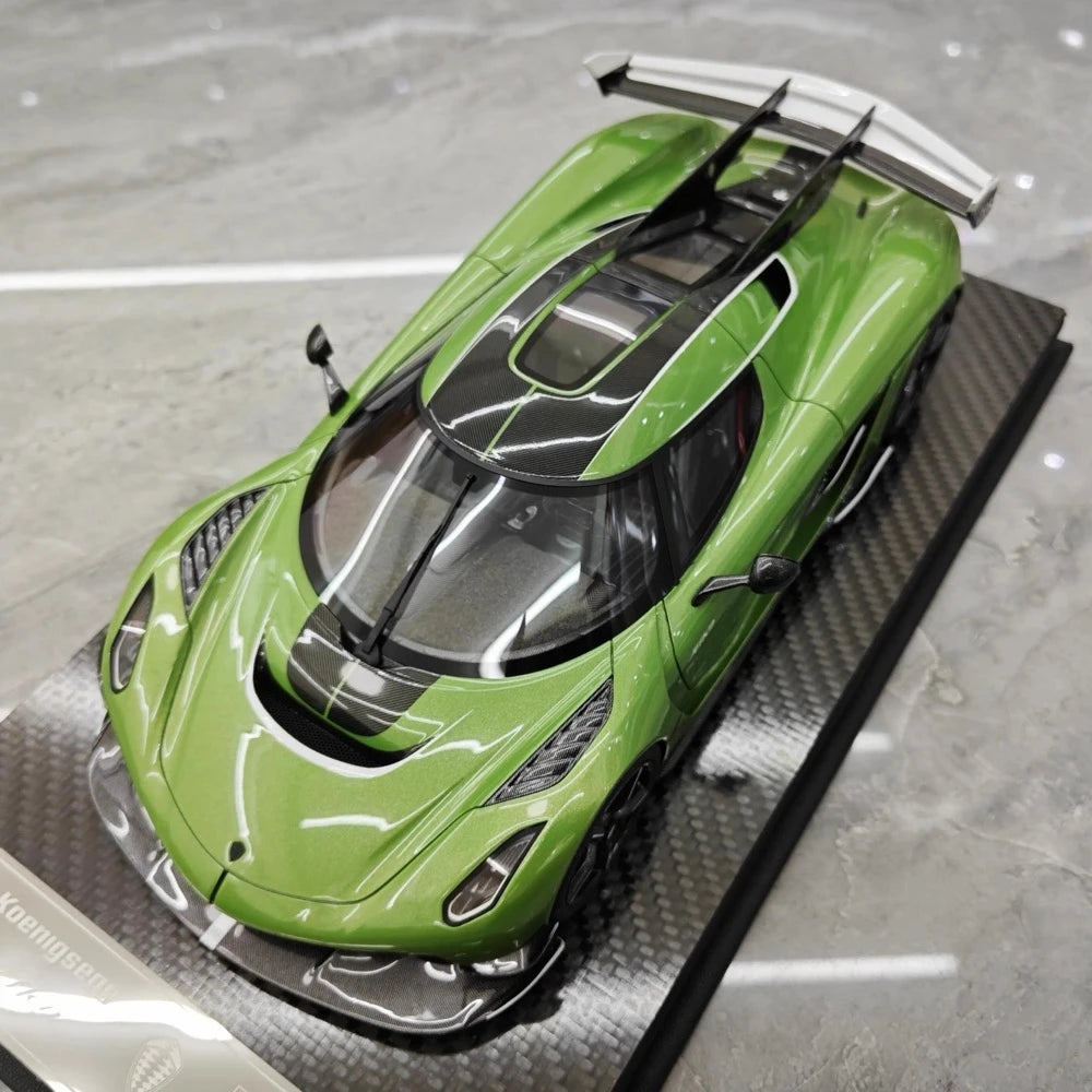 [FrontiArt] 1:18 Koenigsegg 2020 Jesko Attack Glossy Green Model Car Resin