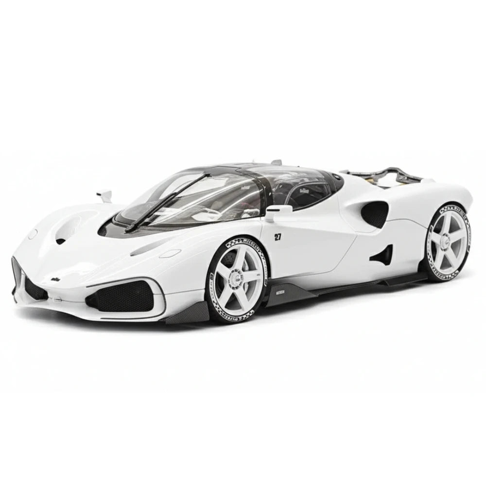 [FrontiArt] 1:18 Nilu 27 Hypercar White Model Car Resin