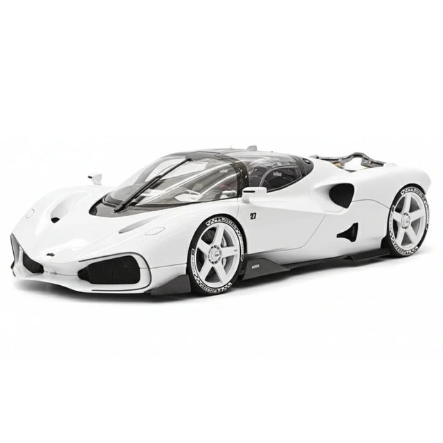 [FrontiArt] 1:18 Nilu 27 Hypercar White Model Car Resin