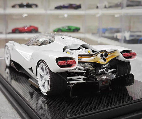 [FrontiArt] 1:18 Nilu 27 Hypercar White Model Car Resin