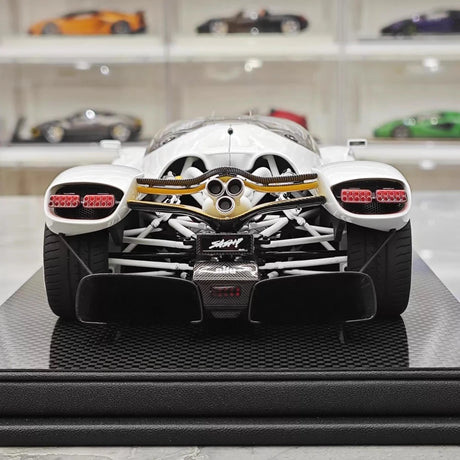[FrontiArt] 1:18 Nilu 27 Hypercar White Model Car Resin