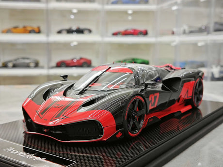 Nilu27 2024 NILU Black Red 1:18 resin model car by FrontiArt - view 3