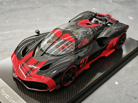 Nilu27 2024 NILU Black Red 1:18 resin model car by FrontiArt - view 4