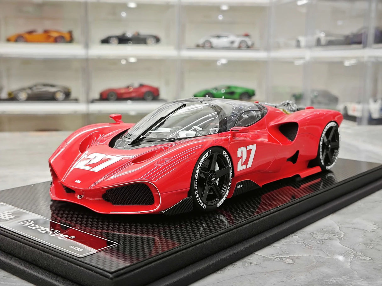 Nilu27 2024 NILU Red 1:18 resin model car by FrontiArt - view 3