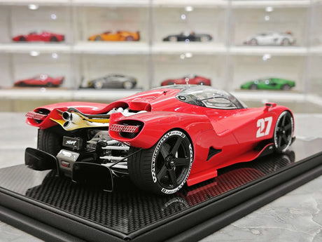 Nilu27 2024 NILU Red 1:18 resin model car by FrontiArt - view 8