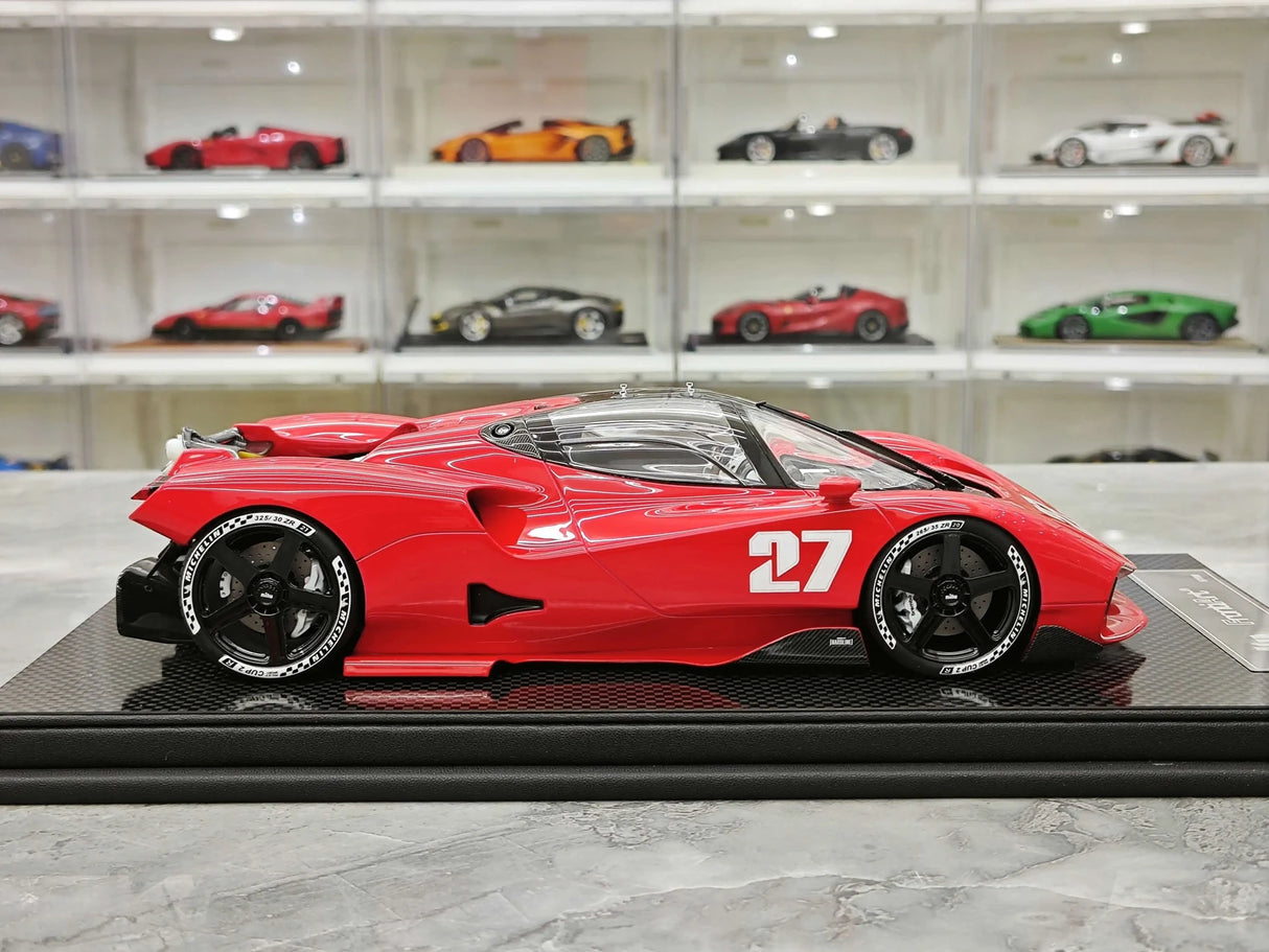 Nilu27 2024 NILU Red 1:18 resin model car by FrontiArt - view 9