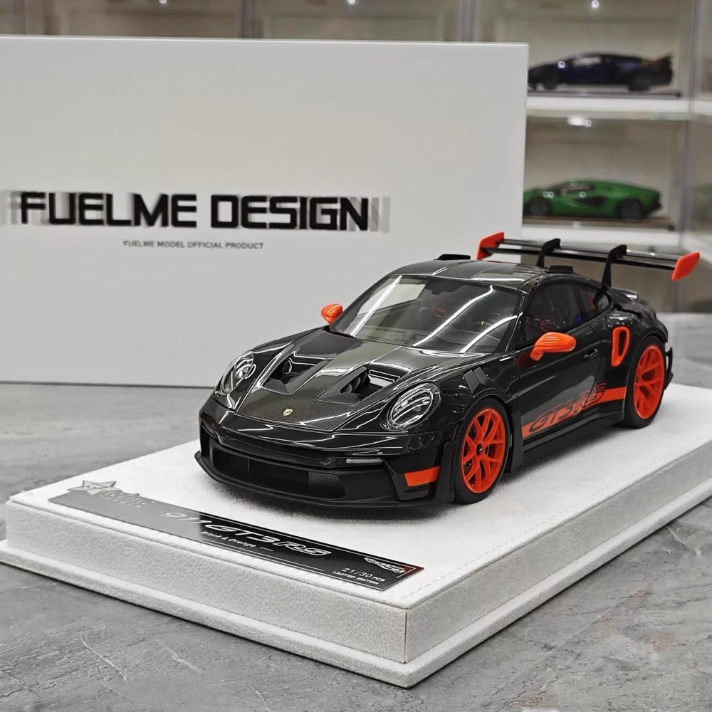 [FuelMe] 1:18 Porsche 2023 911 GT3 RS Black Model Car Resin