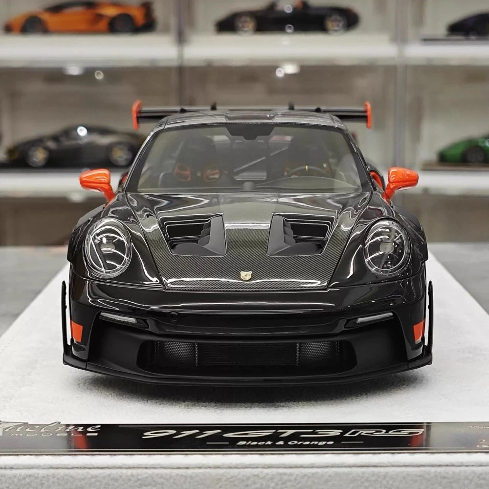 [FuelMe] 1:18 Porsche 2023 911 GT3 RS Black Model Car Resin