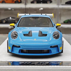 [FuelMe] 1:18 Porsche 2023 911 GT3 RS Blue Model Car Resin