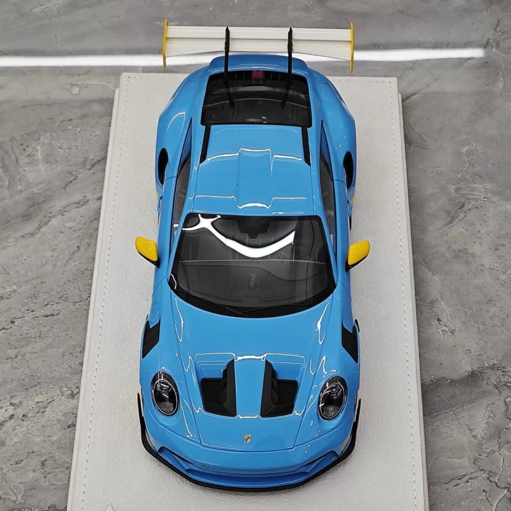 [FuelMe] 1:18 Porsche 2023 911 GT3 RS Blue Model Car Resin