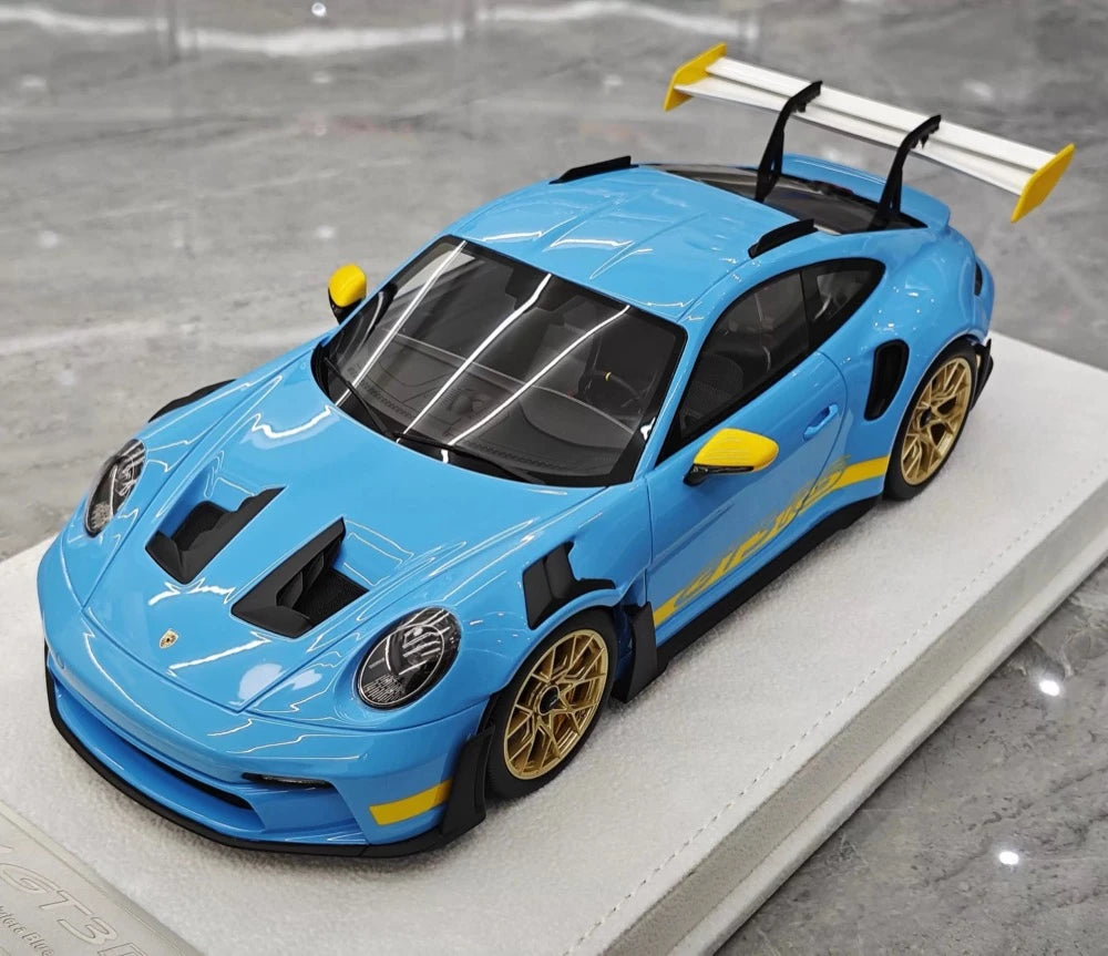 [FuelMe] 1:18 Porsche 2023 911 GT3 RS Blue Model Car Resin