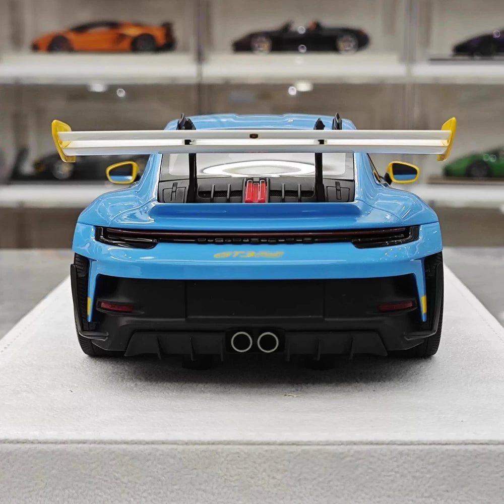 [FuelMe] 1:18 Porsche 2023 911 GT3 RS Blue Model Car Resin
