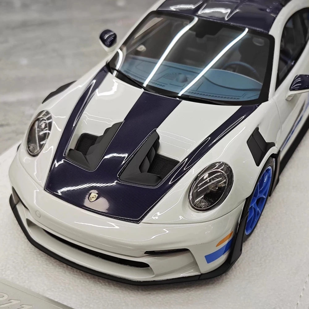 [FuelMe] 1:18 Porsche 2023 911 GT3 RS gris voiture miniature Resin