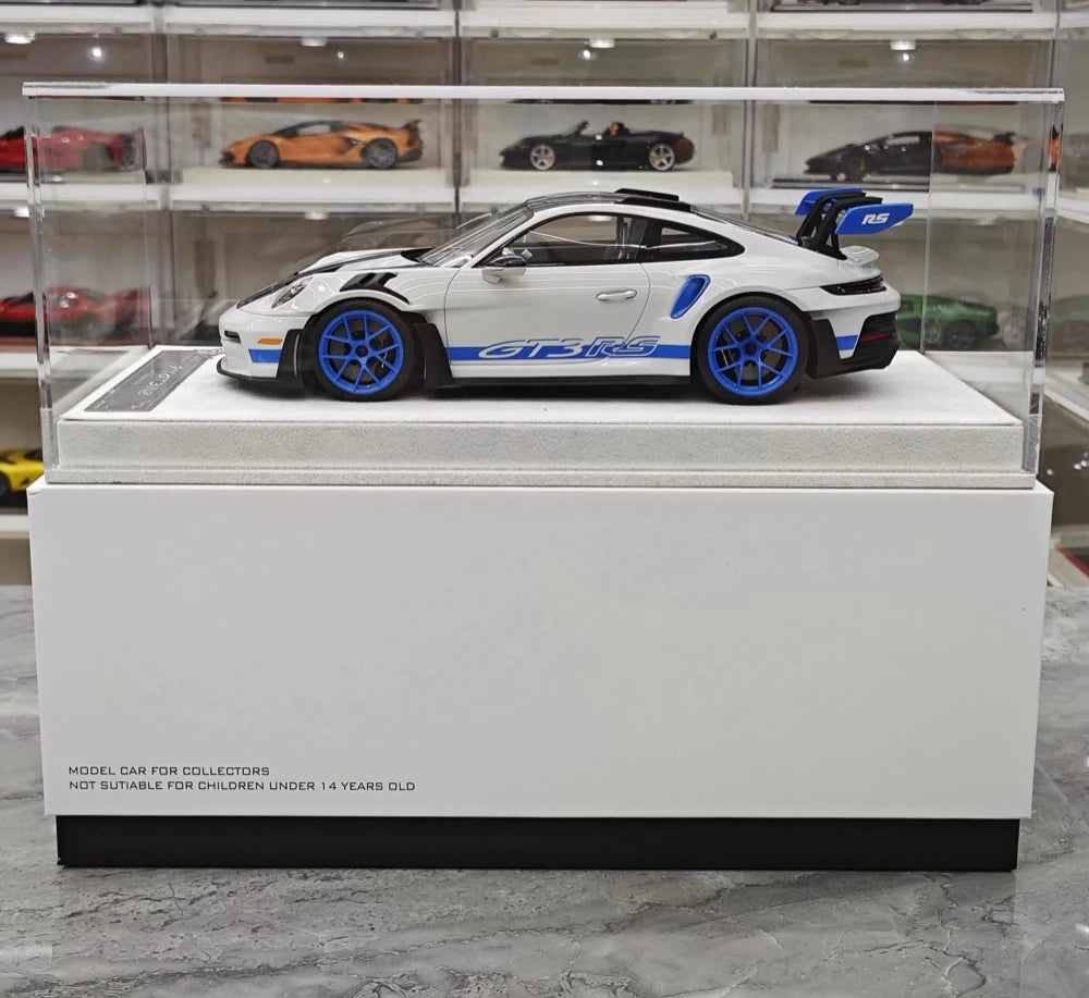 [FuelMe] 1:18 Porsche 2023 911 GT3 RS gris voiture miniature Resin