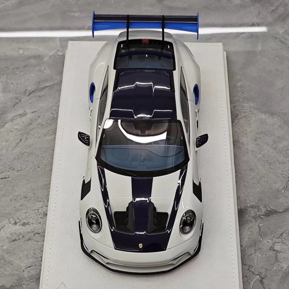 [FuelMe] 1:18 Porsche 2023 911 GT3 RS Gray Model Car Resin
