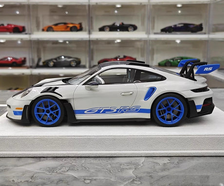 [FuelMe] 1:18 Porsche 2023 911 GT3 RS Gray Model Car Resin