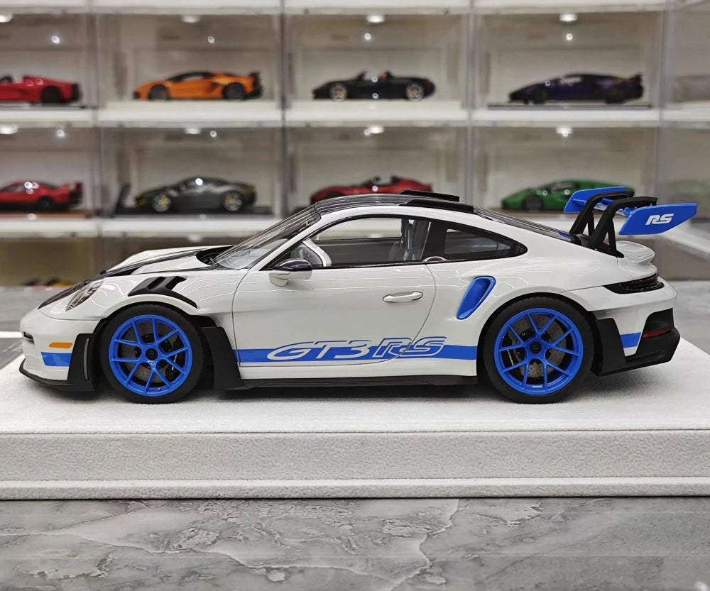 [FuelMe] 1:18 Porsche 2023 911 GT3 RS gris voiture miniature Resin