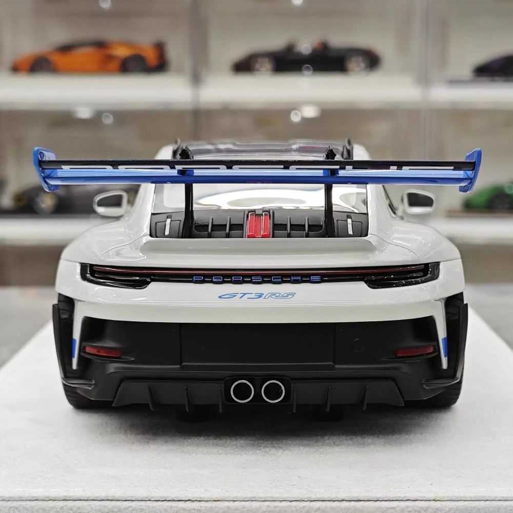 [FuelMe] 1:18 Porsche 2023 911 GT3 RS Gray Model Car Resin
