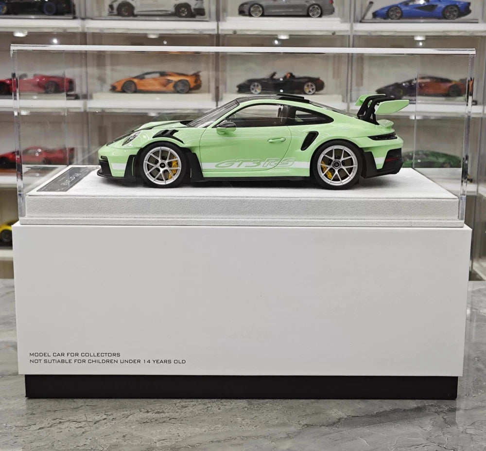 [FuelMe] 1:18 Porsche 2023 911 GT3 RS Green Model Car Resin