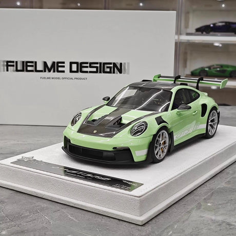 [FuelMe] 1:18 Porsche 2023 911 GT3 RS Green Model Car Resin