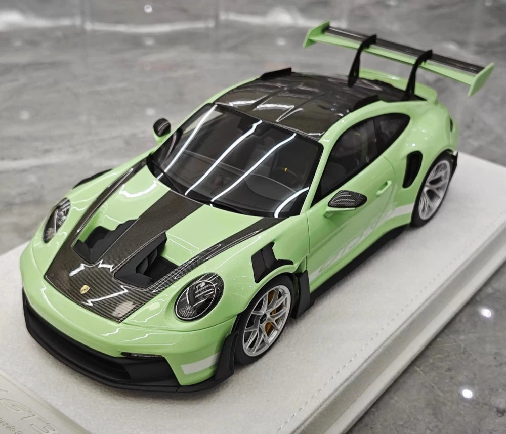 [FuelMe] 1:18 Porsche 2023 911 GT3 RS Green Model Car Resin