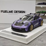 [FuelMe] 1:18 Porsche 2023 911 GT3 RS lila modellbil resin
