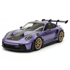 [FuelMe] 1:18 Porsche 2023 911 GT3 RS Purple Model Car Resin