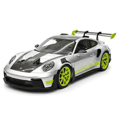 [FuelMe] 1:18 Porsche 2023 911 GT3 RS Silver Model Car Resin