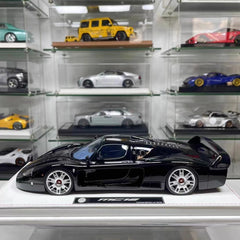 [GL modello] 1:18 Maserati 2006 MC12 GT1 nero modellino di auto resina