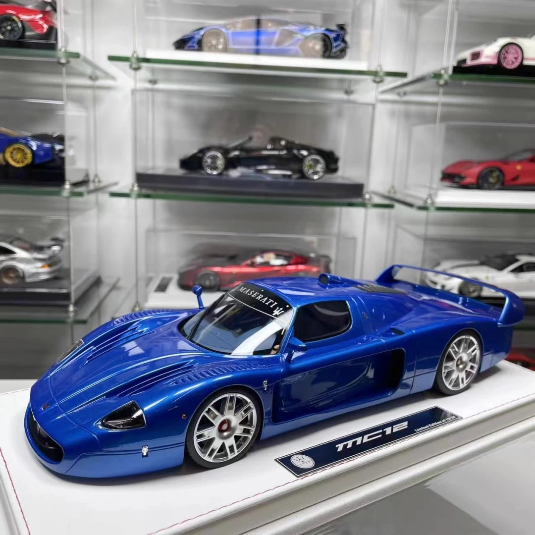 [GL Model] 1:18 Maserati 2006 MC12 GT1 Blue Model Car Resin