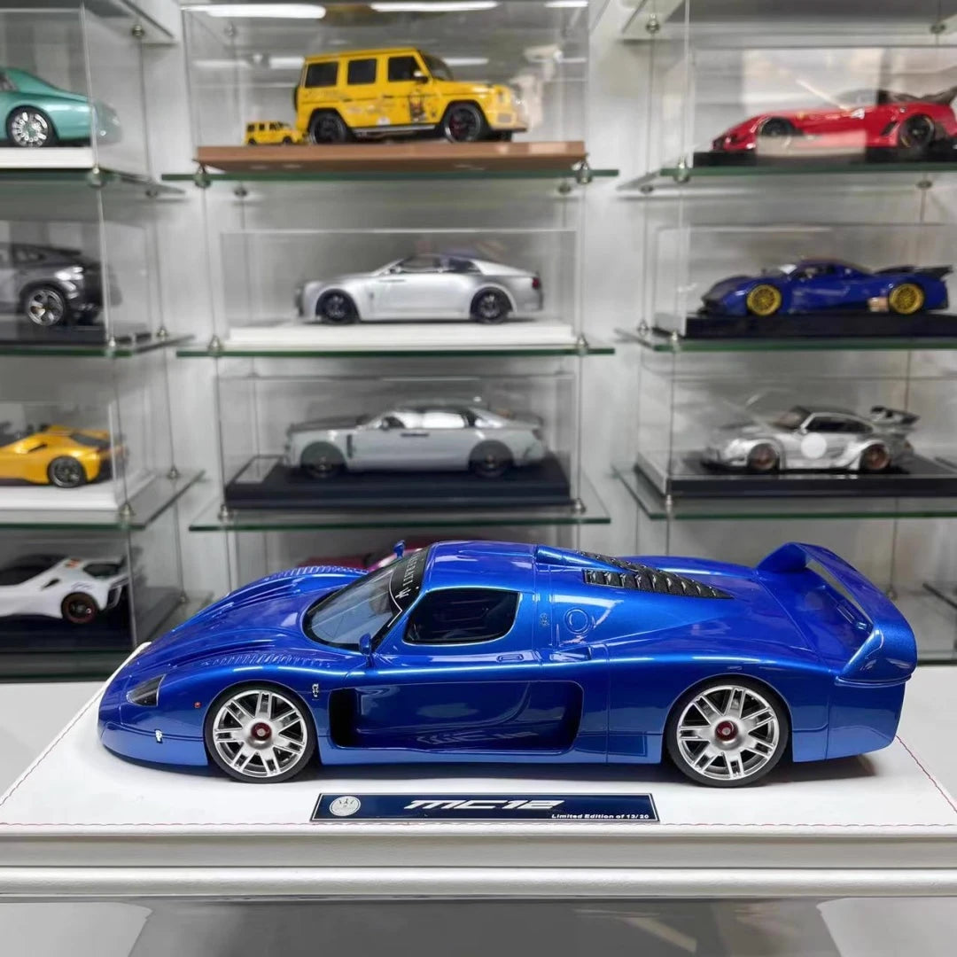 [GL Model] 1:18 Maserati 2006 MC12 GT1 Blue Model Car Resin
