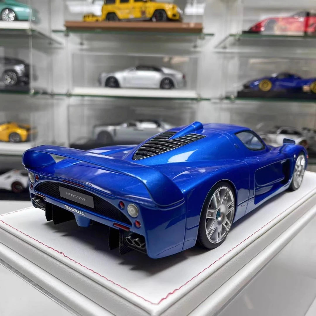 [GL Model] 1:18 Maserati 2006 MC12 GT1 Blue Model Car Resin