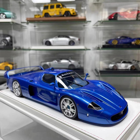 [GL Model] 1:18 Maserati 2006 MC12 GT1 Blue Model Car Resin