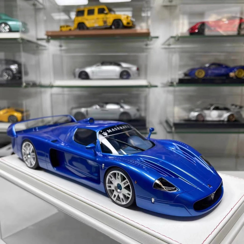 [GL Model] 1:18 Maserati 2006 MC12 GT1 Blue Model Car Resin
