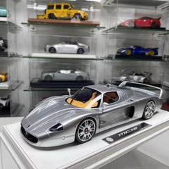 [GL Model] 1:18 Maserati 2006 MC12 GT1 Silver Model Car Resin