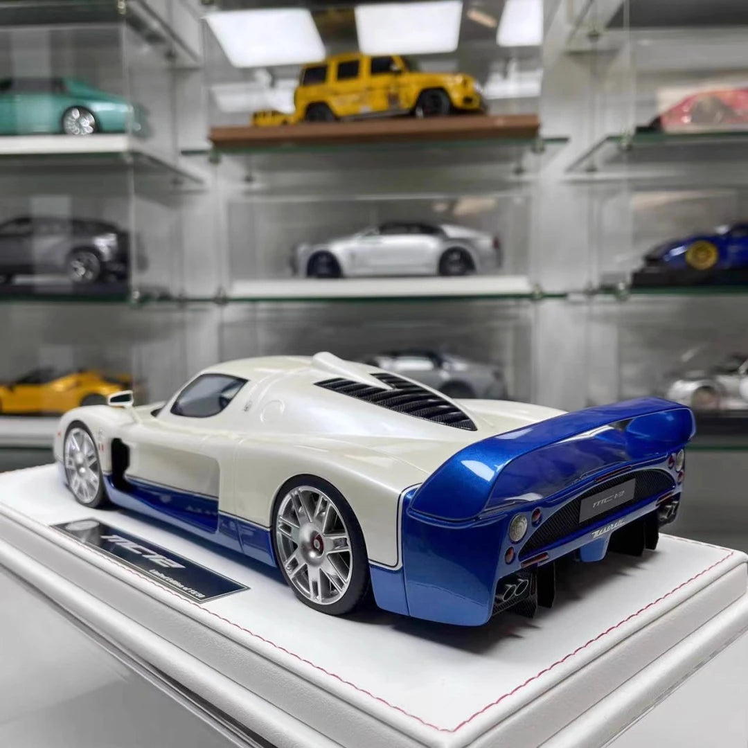 [GL Model] 1:18 Maserati 2006 MC12 GT1 White Model Car Resin
